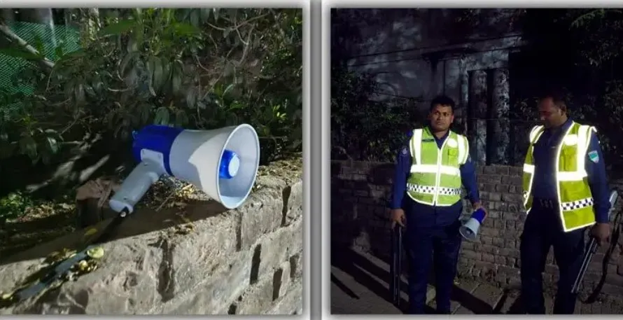 হ্যান্ডমাইকে হঠাৎ বেজে উঠলো ৭ মার্চের ভাষণ, জব্দ করলো পুলিশ